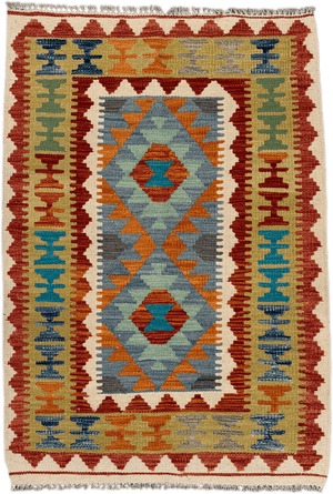 Chobi Kilim Rug - 121 cm x 84 cm