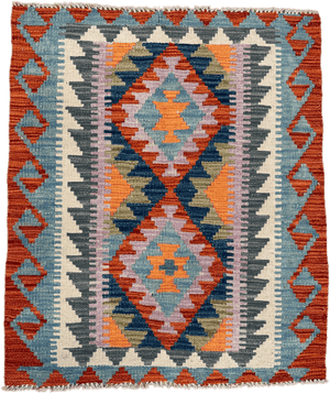 Chobi Kilim Rug - 95 cm x 81 cm