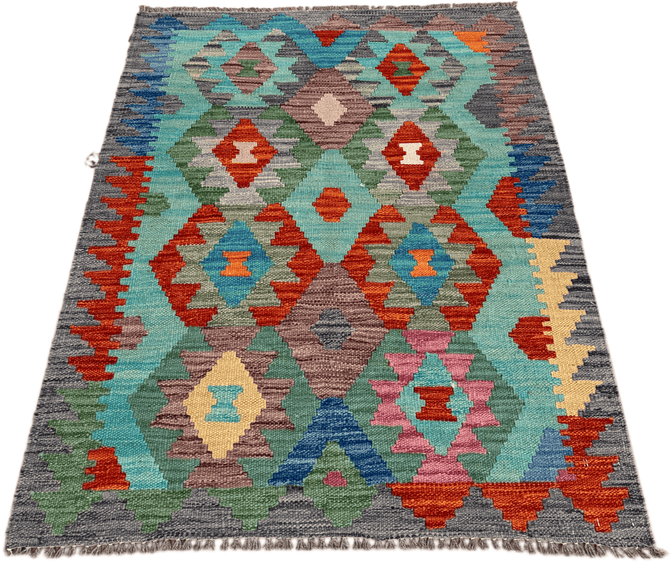 Chobi Kilim Rug - 112 cm x 82 cm