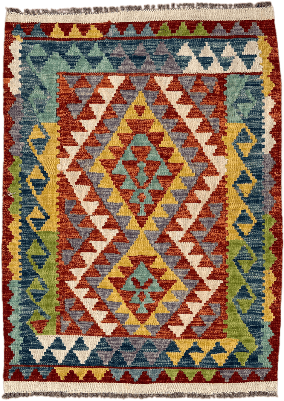 Chobi Kilim Rug - 113 cm x 81 cm