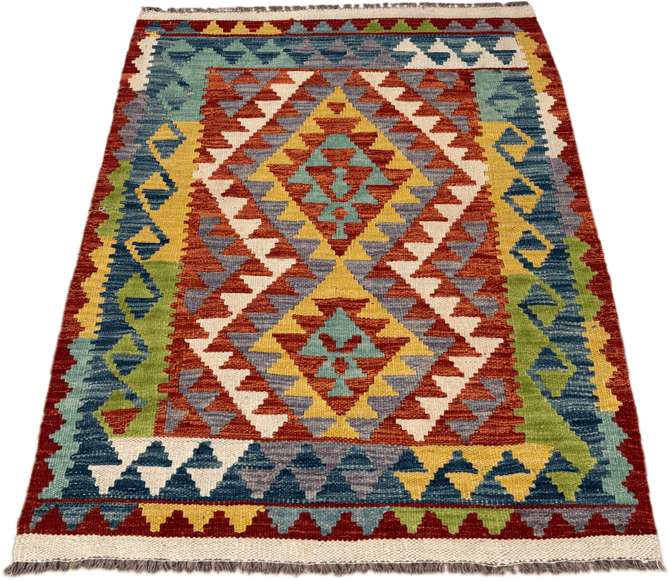 Chobi Kilim Rug - 113 cm x 81 cm