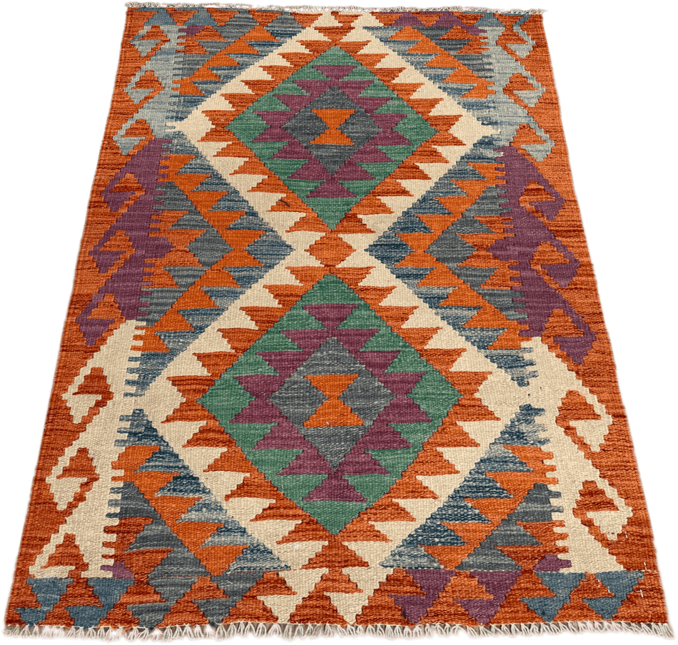 Chobi Kilim Rug - 123 cm x 83 cm