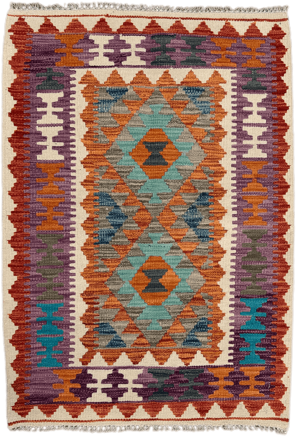 Chobi Kilim Rug - 117 cm x 82 cm