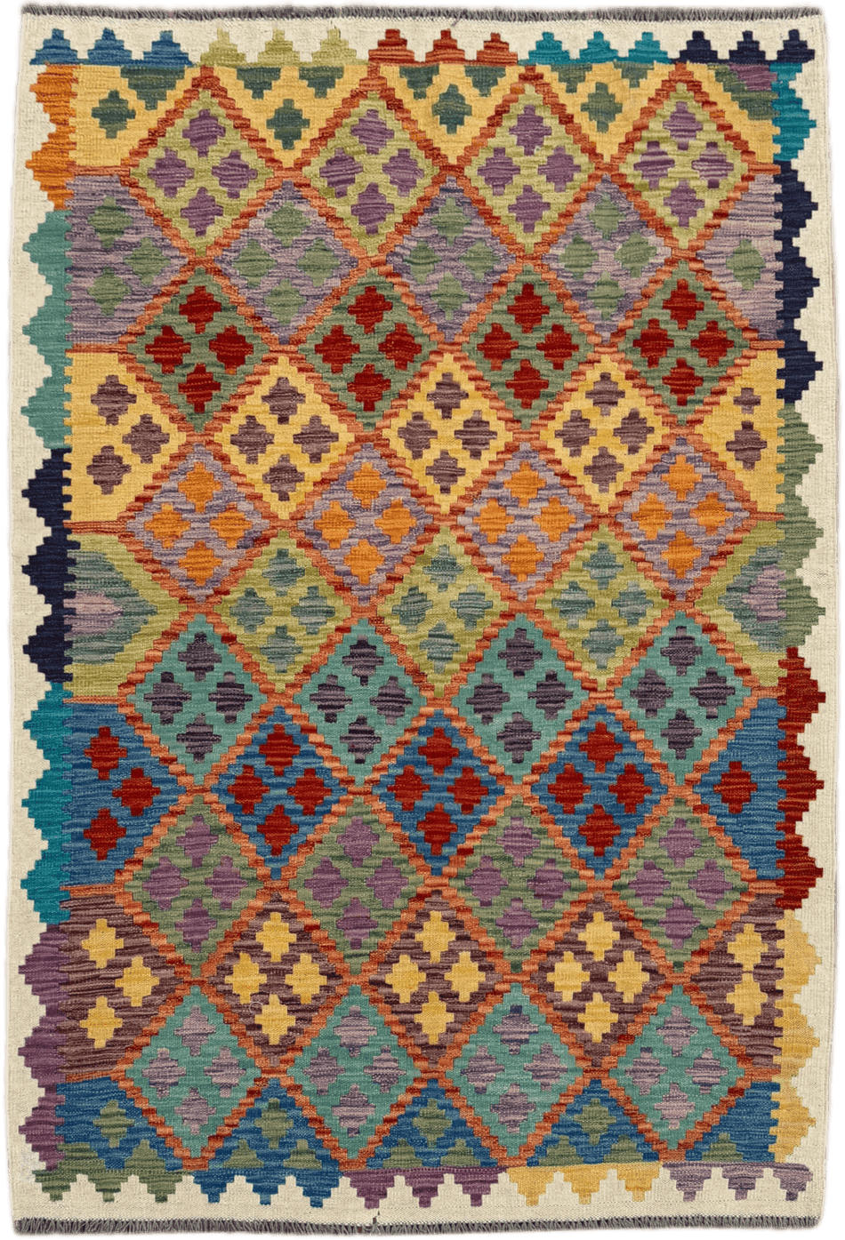 Chobi Kilim Rug - 182 cm x 124 cm