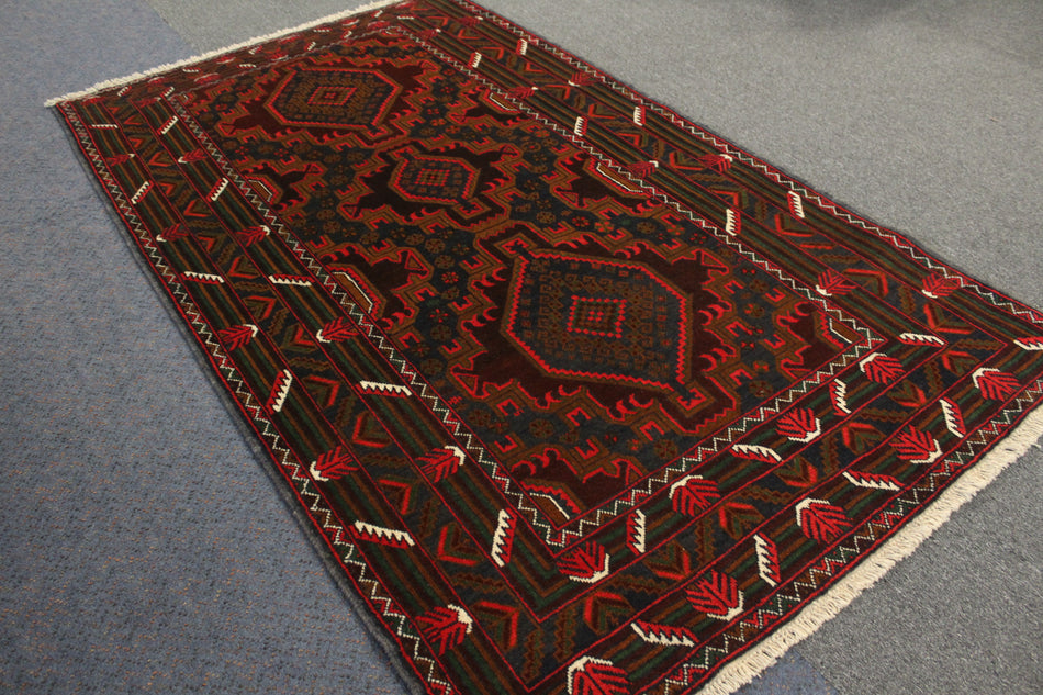 Fine Baluchi Rug - 204 cm x 125 cm