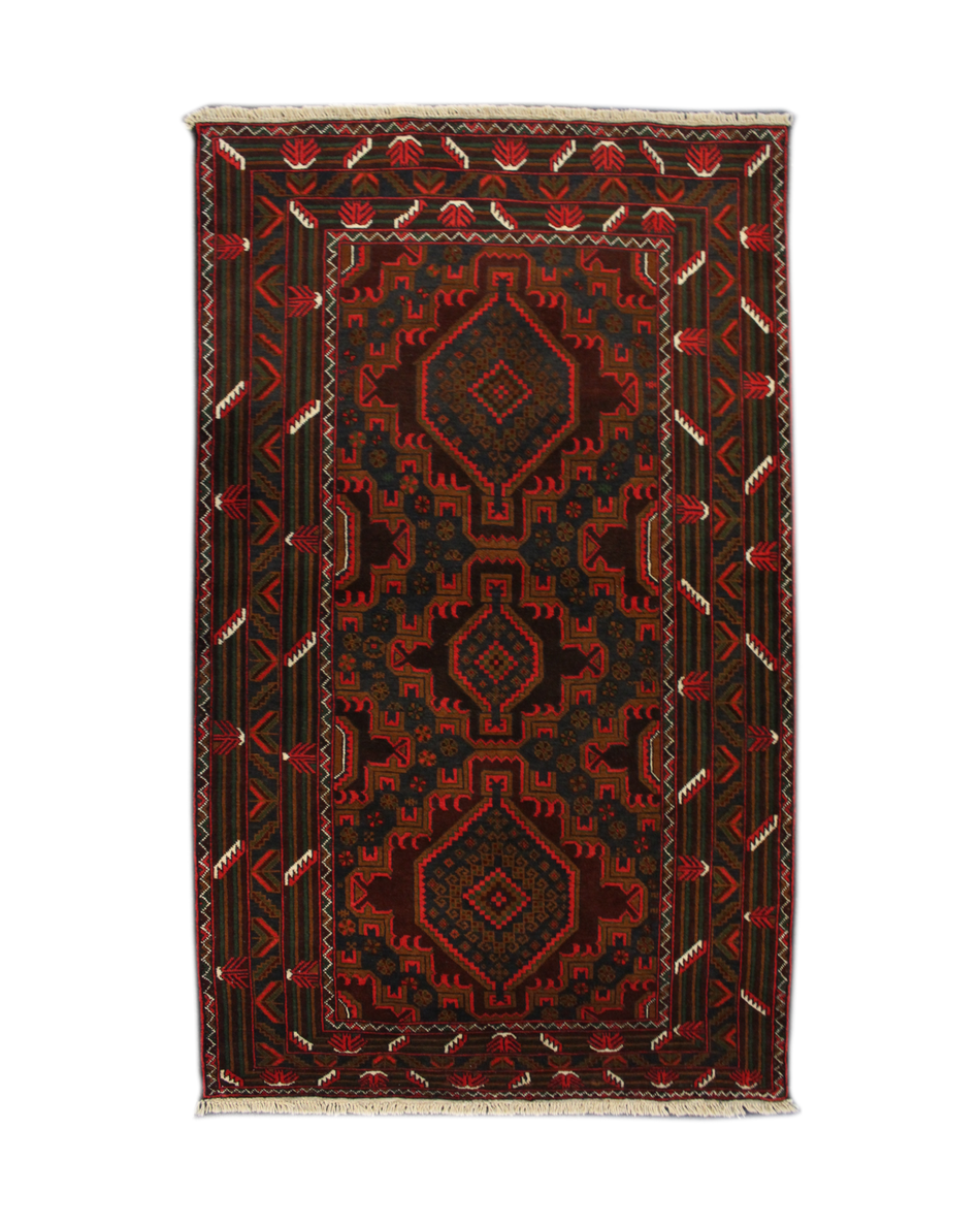 Fine Baluchi Rug - 204 cm x 125 cm