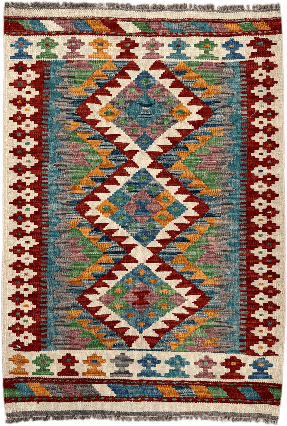 Chobi Kilim Rug - 117 cm x 81 cm