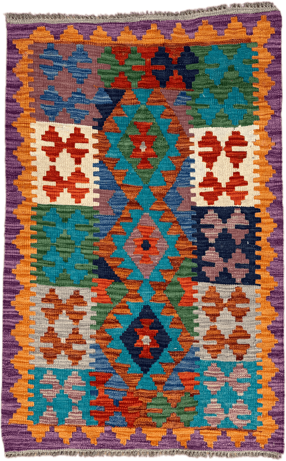 Chobi Kilim Rug - 120 cm x 80 cm