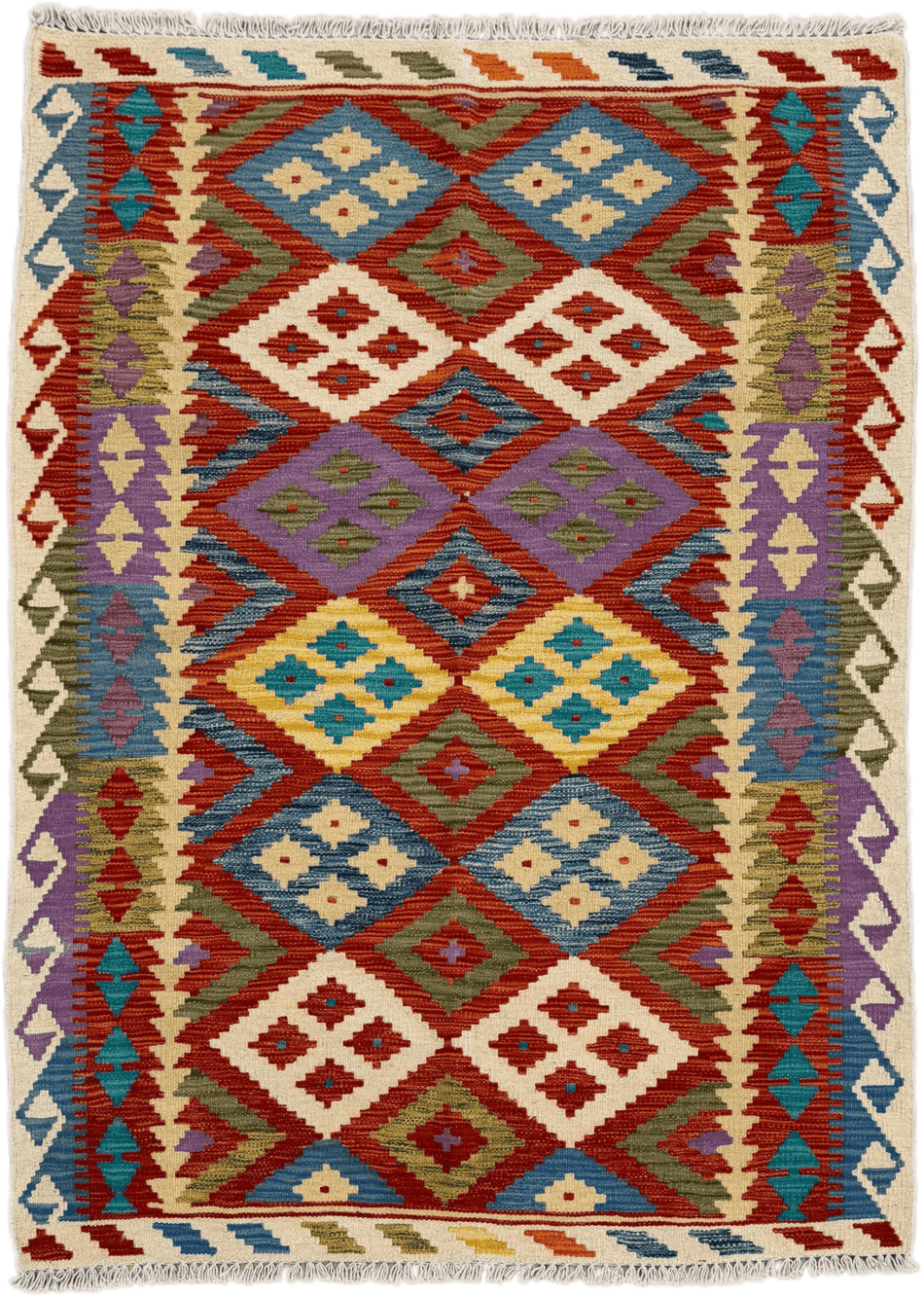 Chobi Kilim Rug - 164 cm x 117 cm