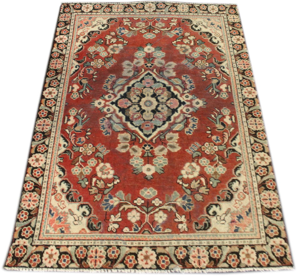 Vintage Tabriz Rug - 191 cm x 125 cm