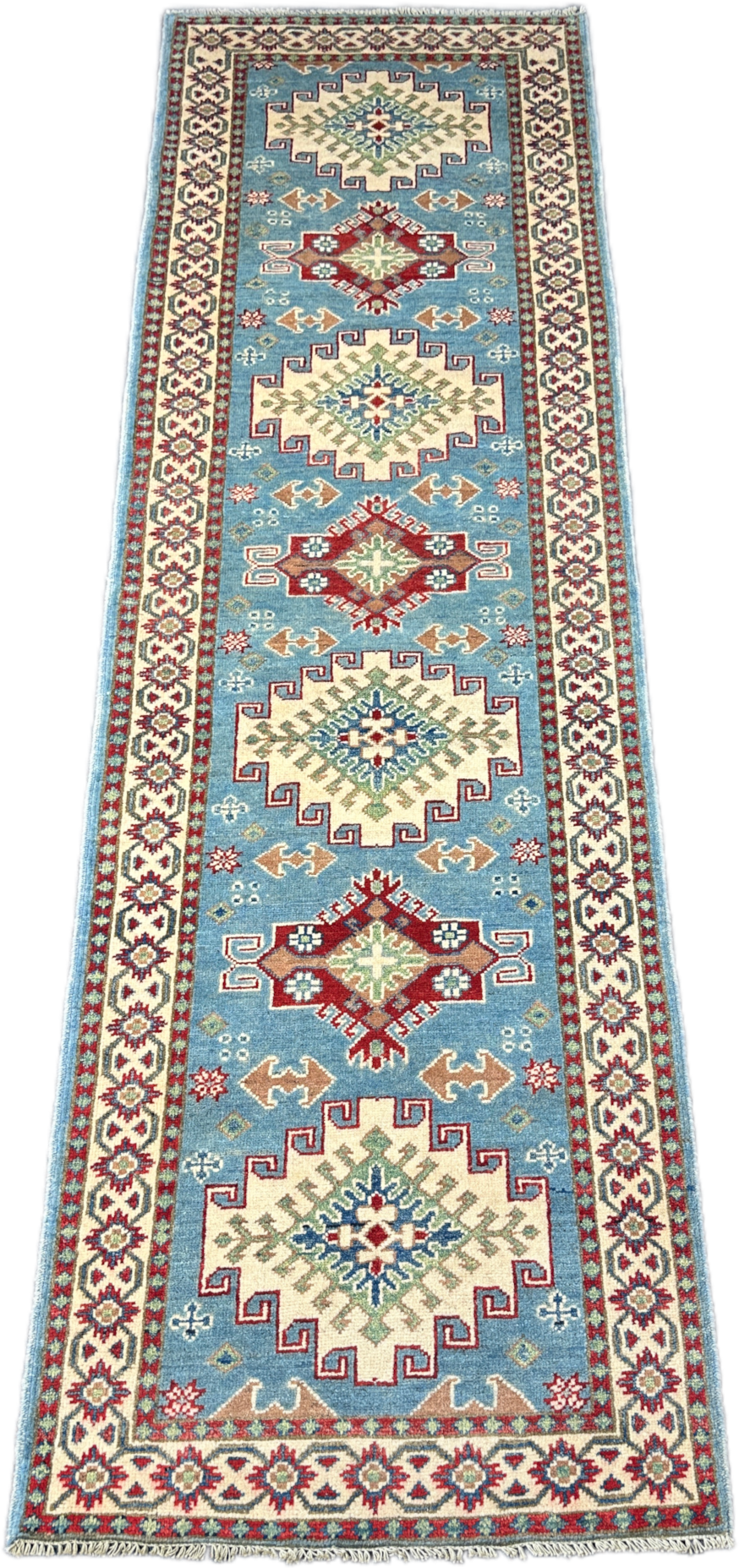 Kazak Runner - 291 cm x 83 cm