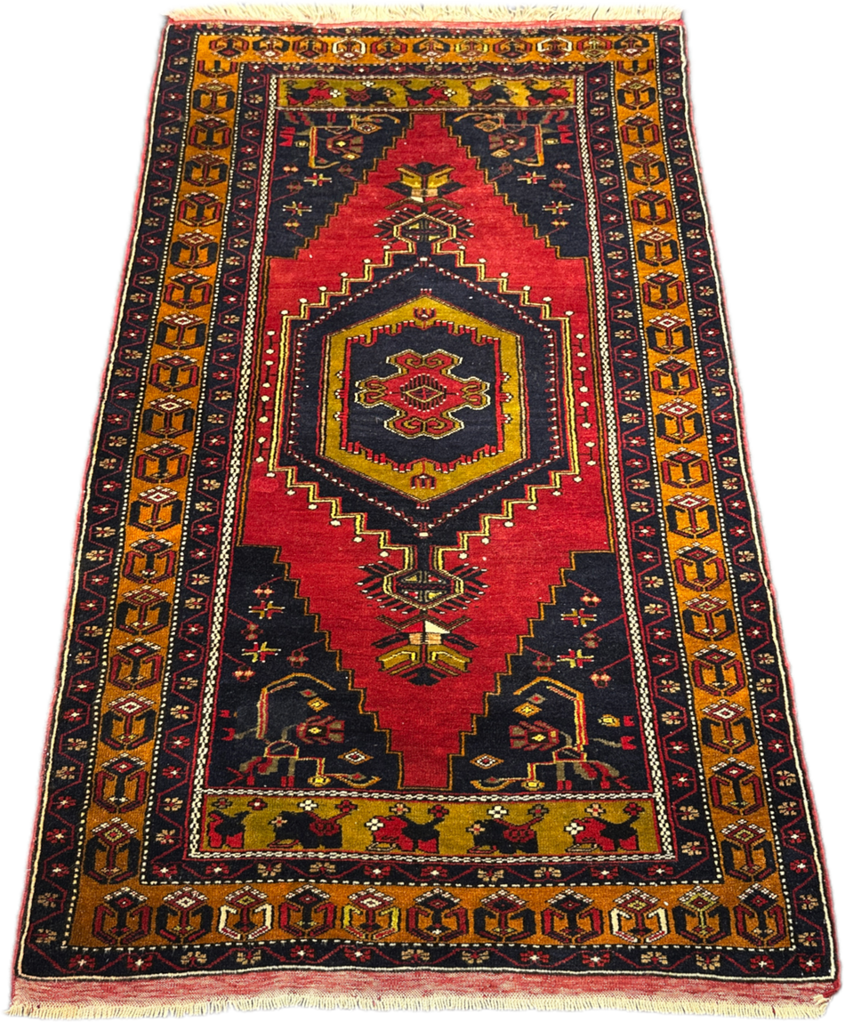 Turkish Rug - 266 cm x 137 cm