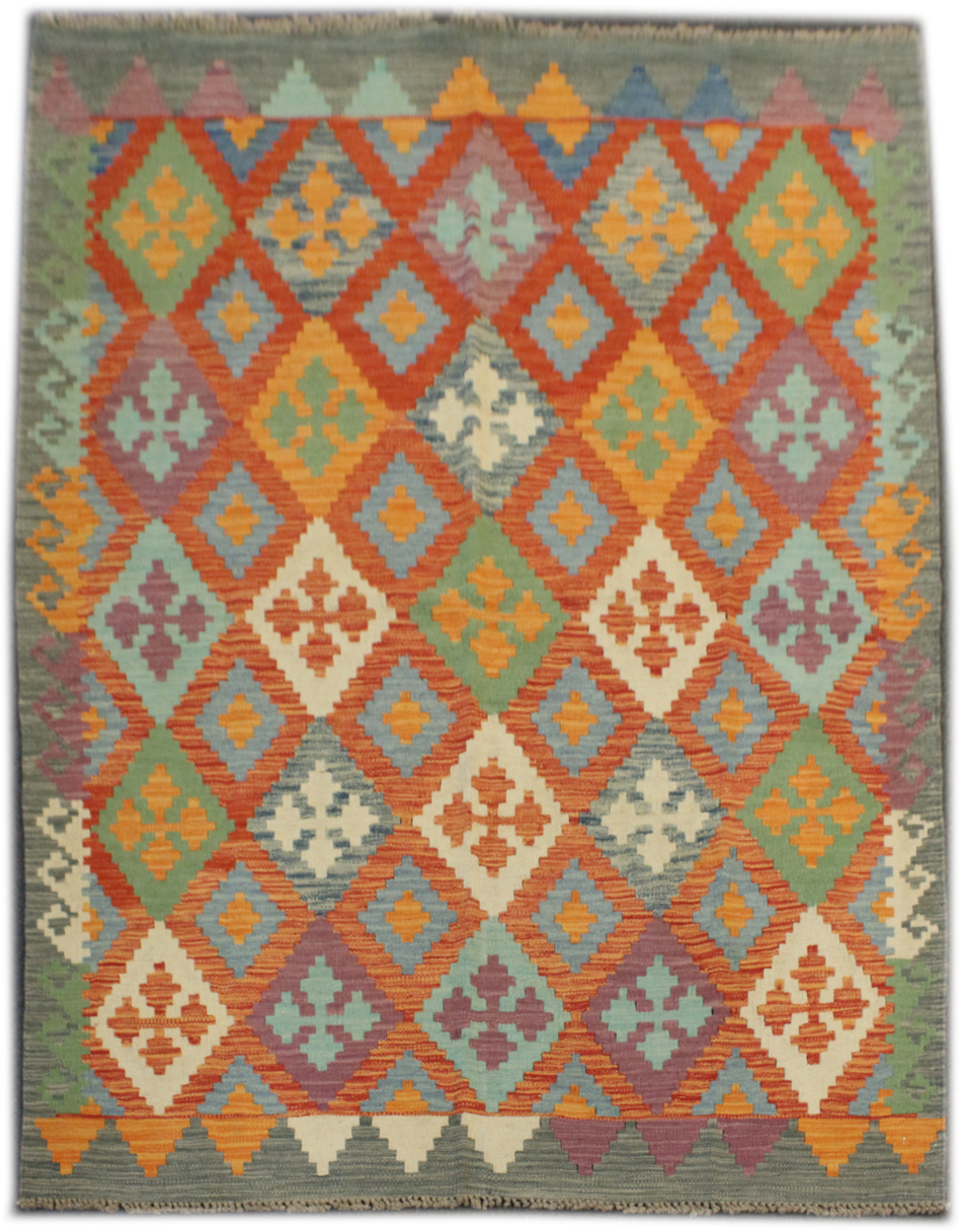 Chobi Kilim - 196 cm x 151 cm