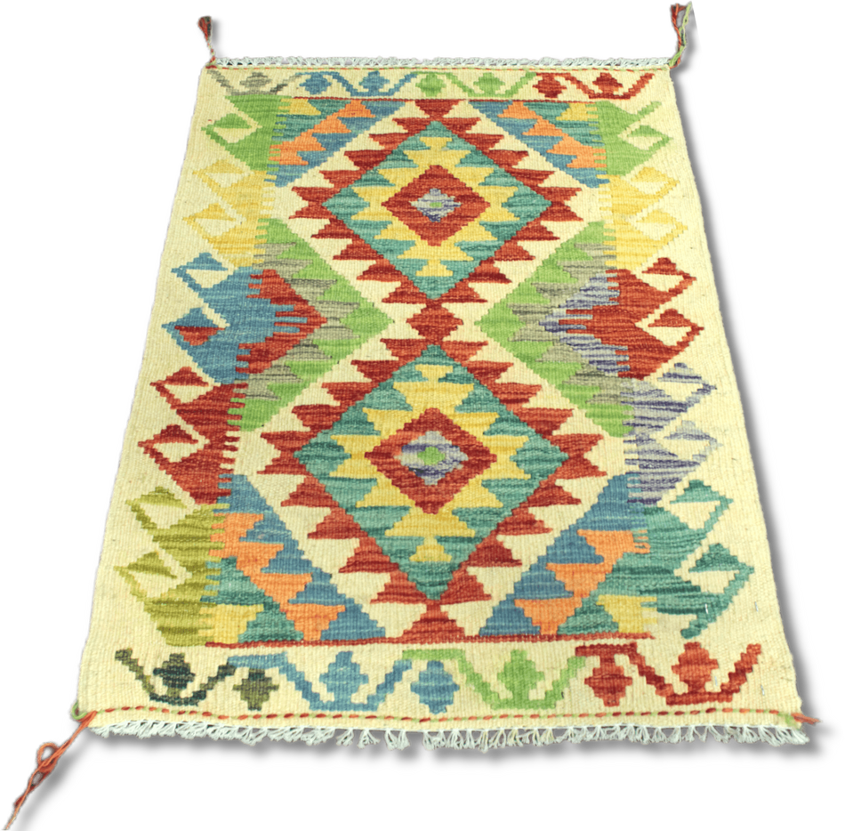 Chobi Kilim Rug  - 87 cm x 57 cm