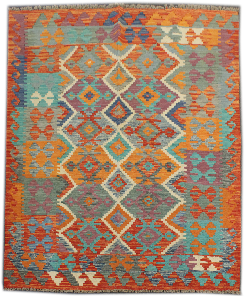 Chobi Kilim - 193 cm x 154 cm