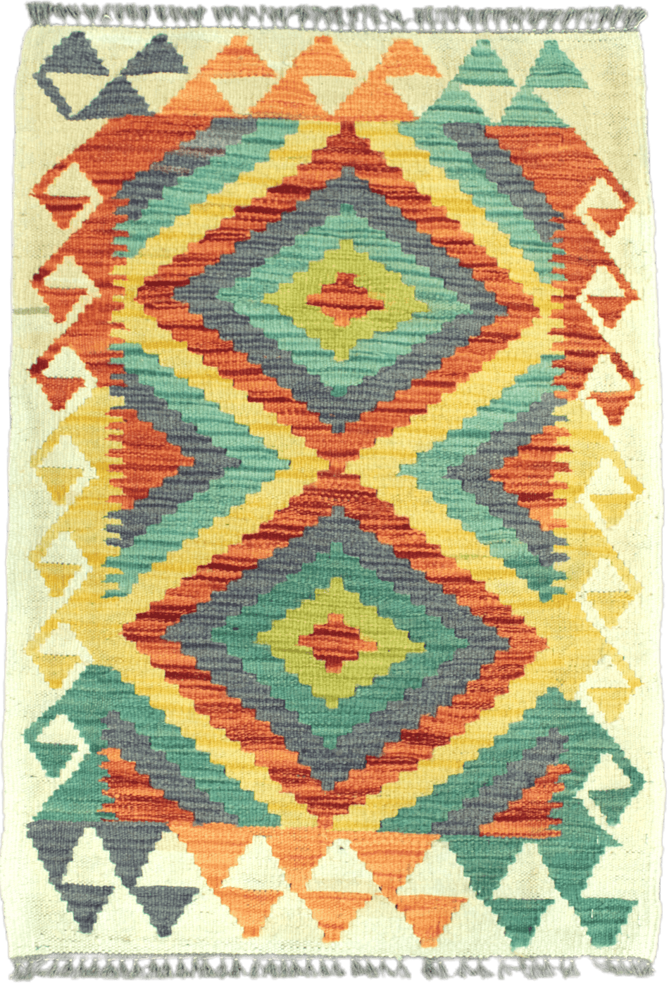 Chobi Kilim Rug  - 92 cm x 62 cm