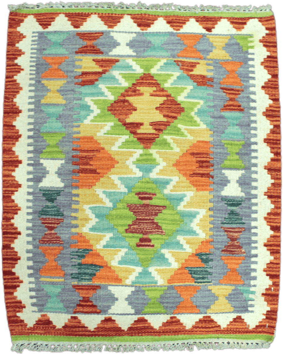 Chobi Kilim Rug  - 79 cm x 63 cm