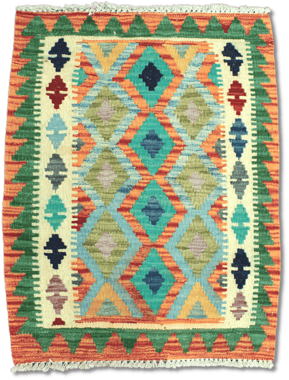 Chobi Kilim Rug  - 84 cm x 66 cm