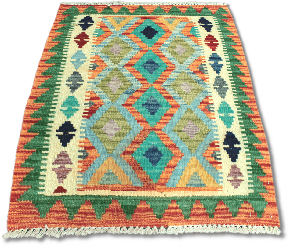 Chobi Kilim Rug  - 84 cm x 66 cm