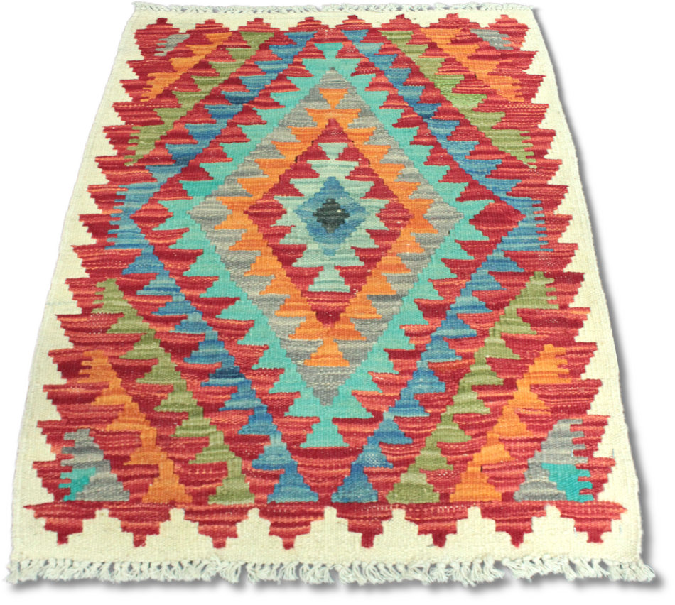 Chobi Kilim Rug  - 87 cm x 66 cm