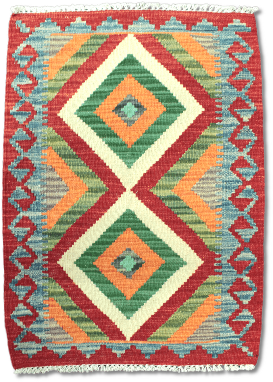 Chobi Kilim Rug  - 86 cm x 63 cm