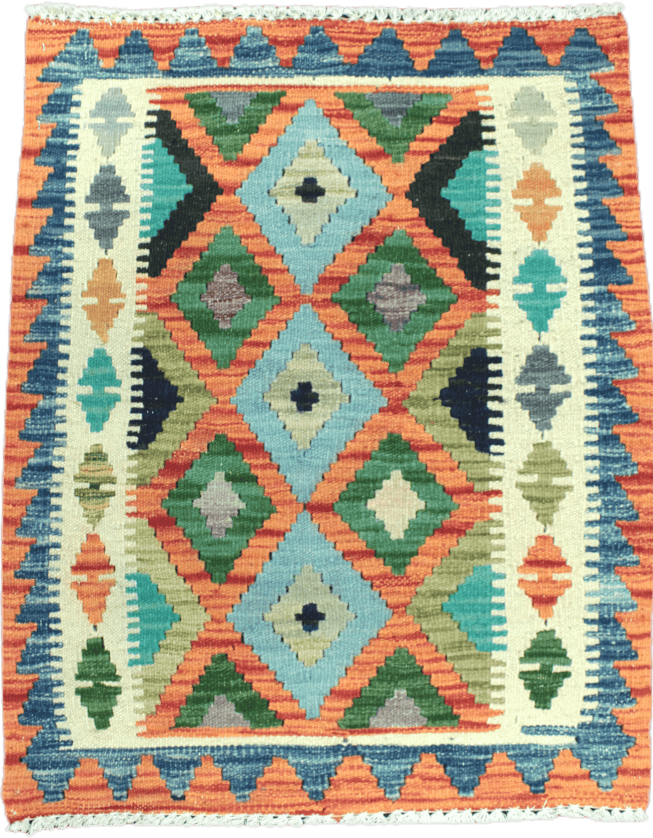 Chobi Kilim Rug  - 85 cm x 63 cm