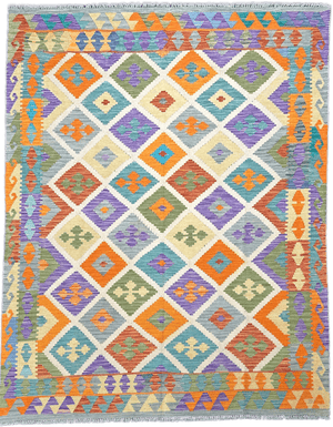 Chobi Kilim Rug - 259 cm x 202 cm