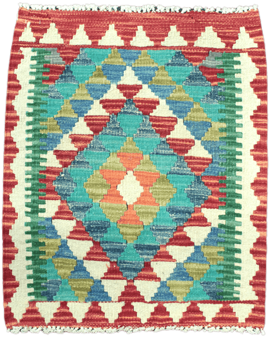 Chobi Kilim Rug  - 76 cm x 66 cm