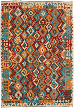 Chobi Kilim Rug - 298 cm x 204 cm