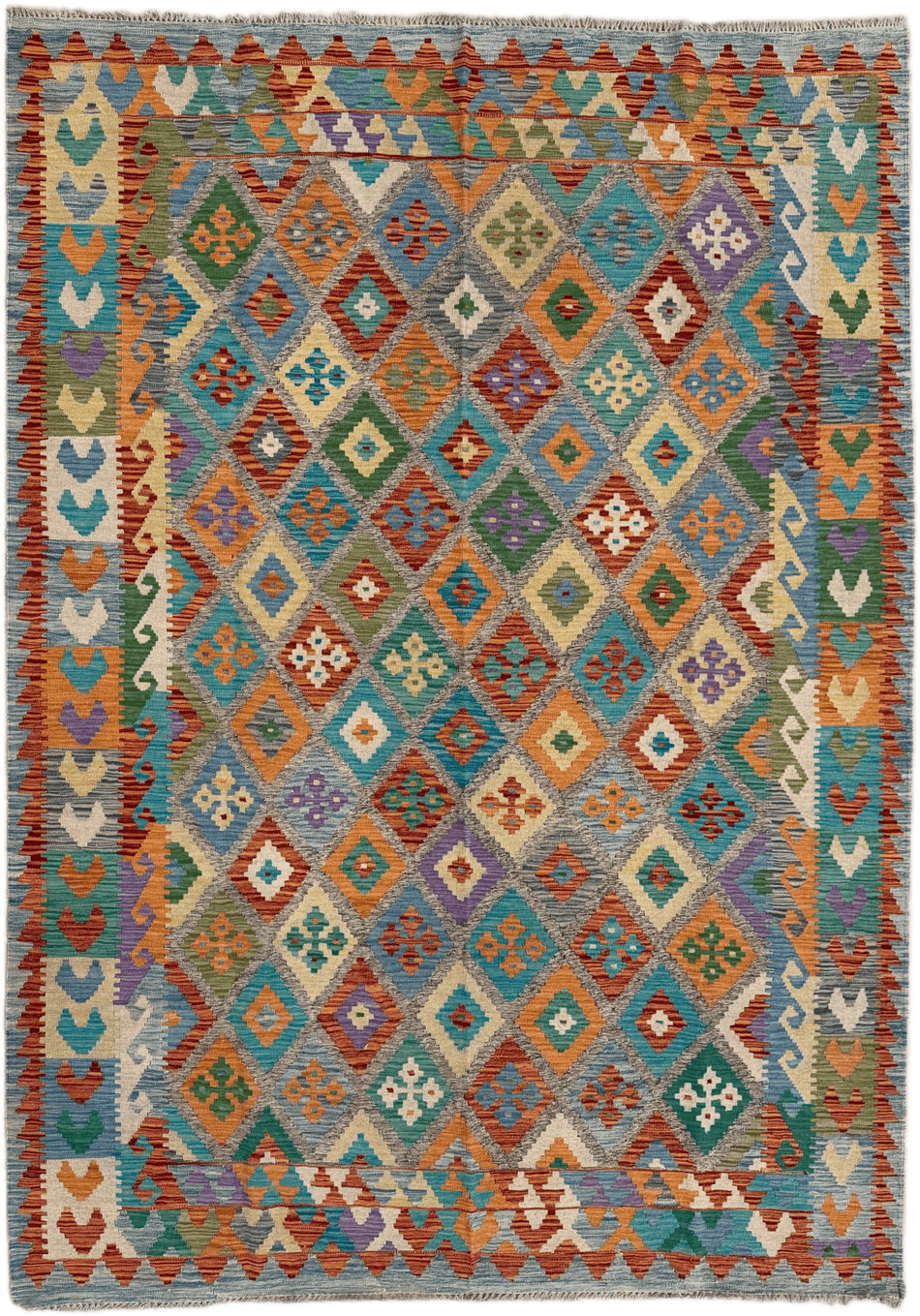 Chobi Kilim Rug - 299 cm x 209 cm
