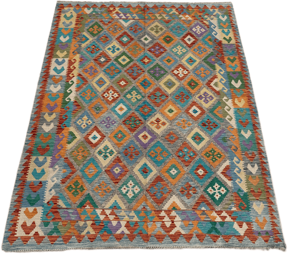 Chobi Kilim Rug - 299 cm x 209 cm