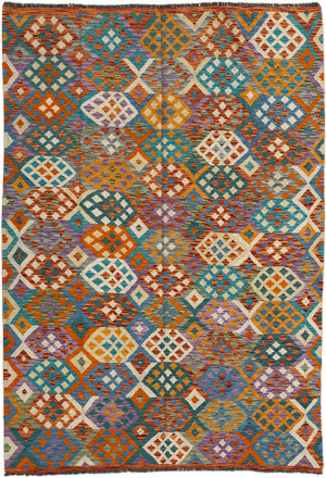 Chobi Kilim Rug - 299 cm x 204 cm