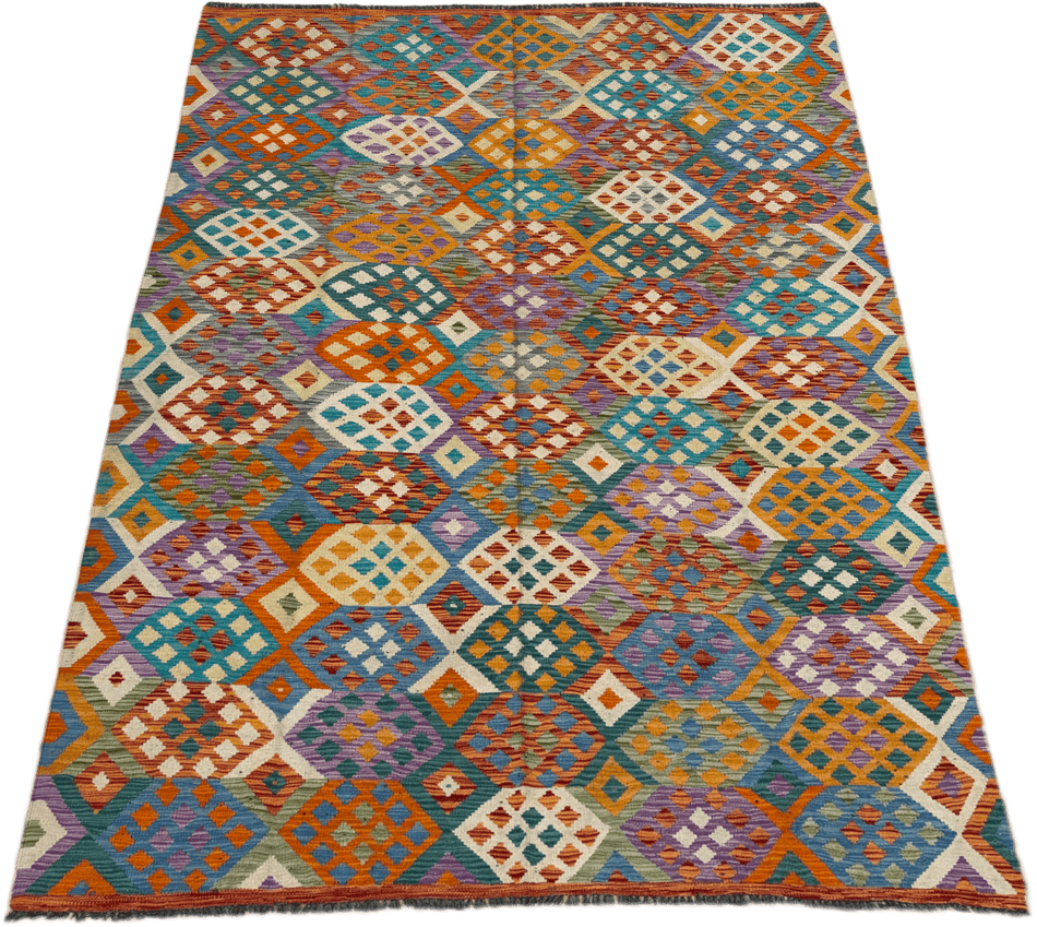 Chobi Kilim Rug - 299 cm x 204 cm