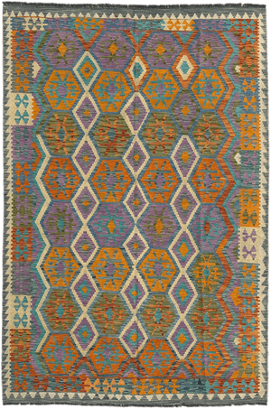 Chobi Kilim Rug - 302 cm x 200 cm