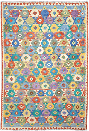 Chobi Kilim Rug - 296 cm x 200 cm