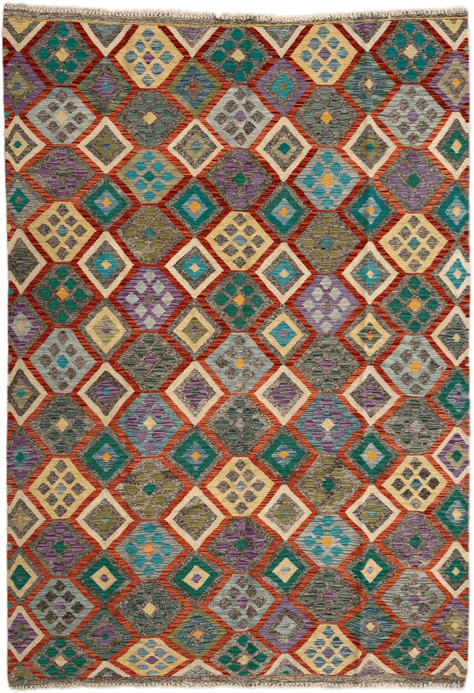 Chobi Kilim Rug - 295 cm x 202 cm