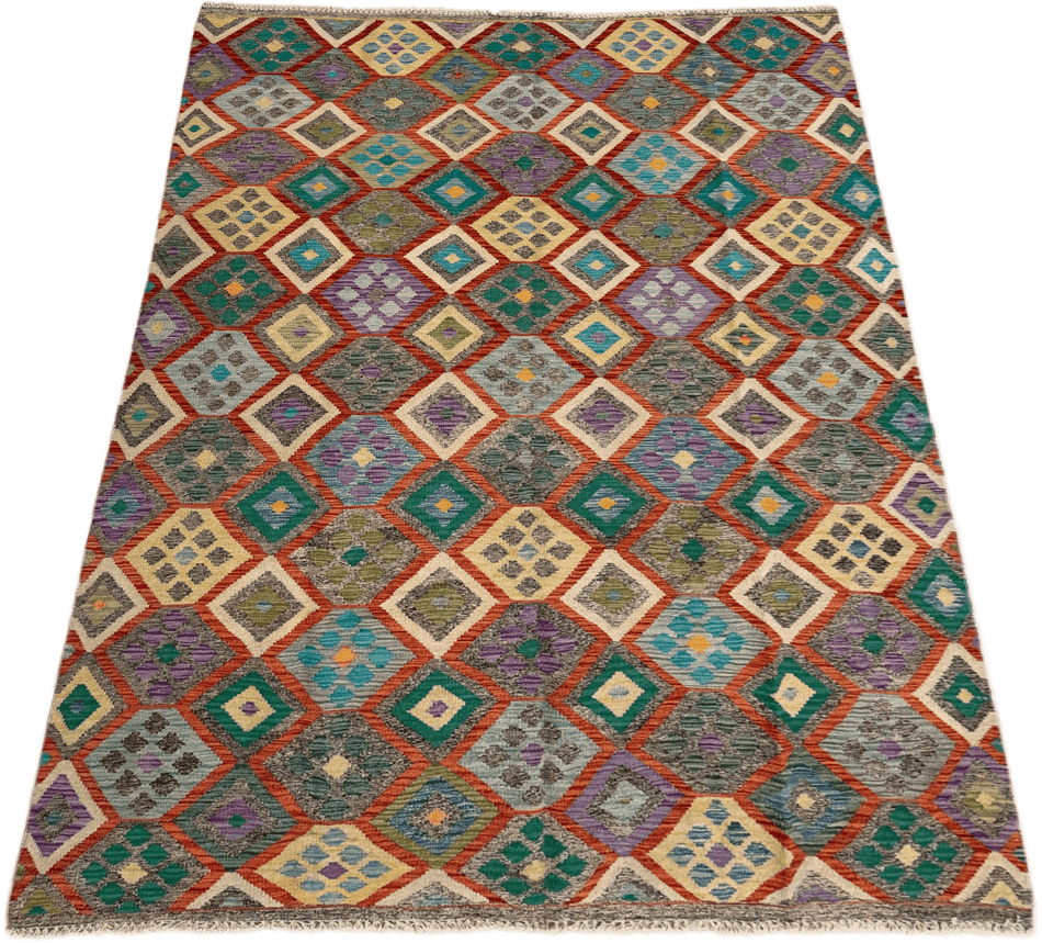 Chobi Kilim Rug - 295 cm x 202 cm