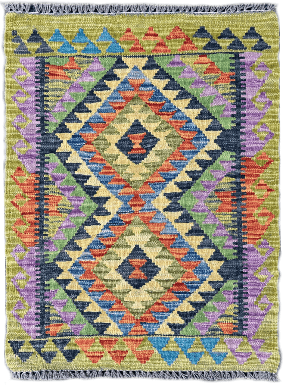 Chobi Kilim Rug - 78 cm x 58 cm