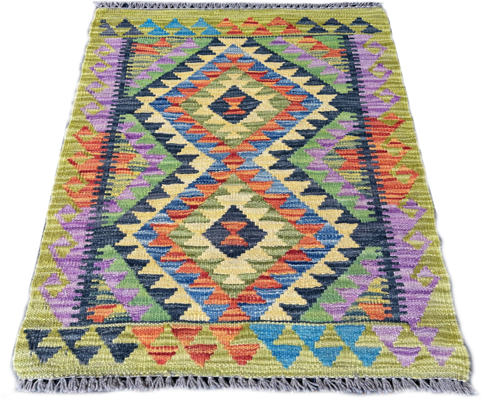 Chobi Kilim Rug - 78 cm x 58 cm