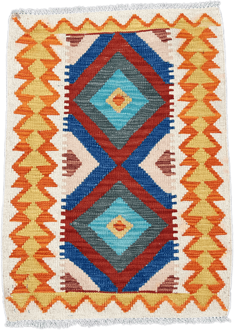 Chobi Kilim Rug - 89 cm x 65 cm