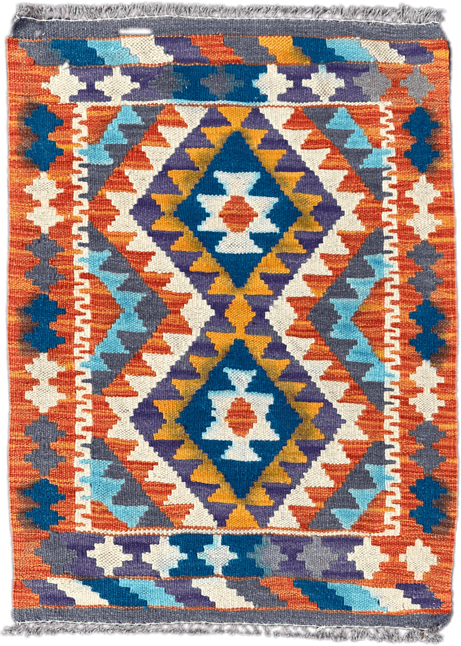 Chobi Kilim Rug - 84 cm x 60 cm
