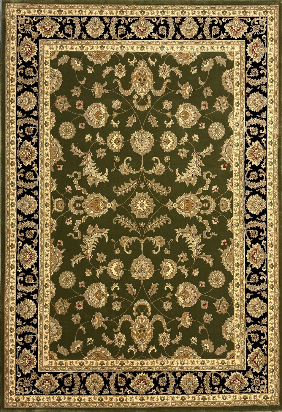 Julian Green Floral Rug