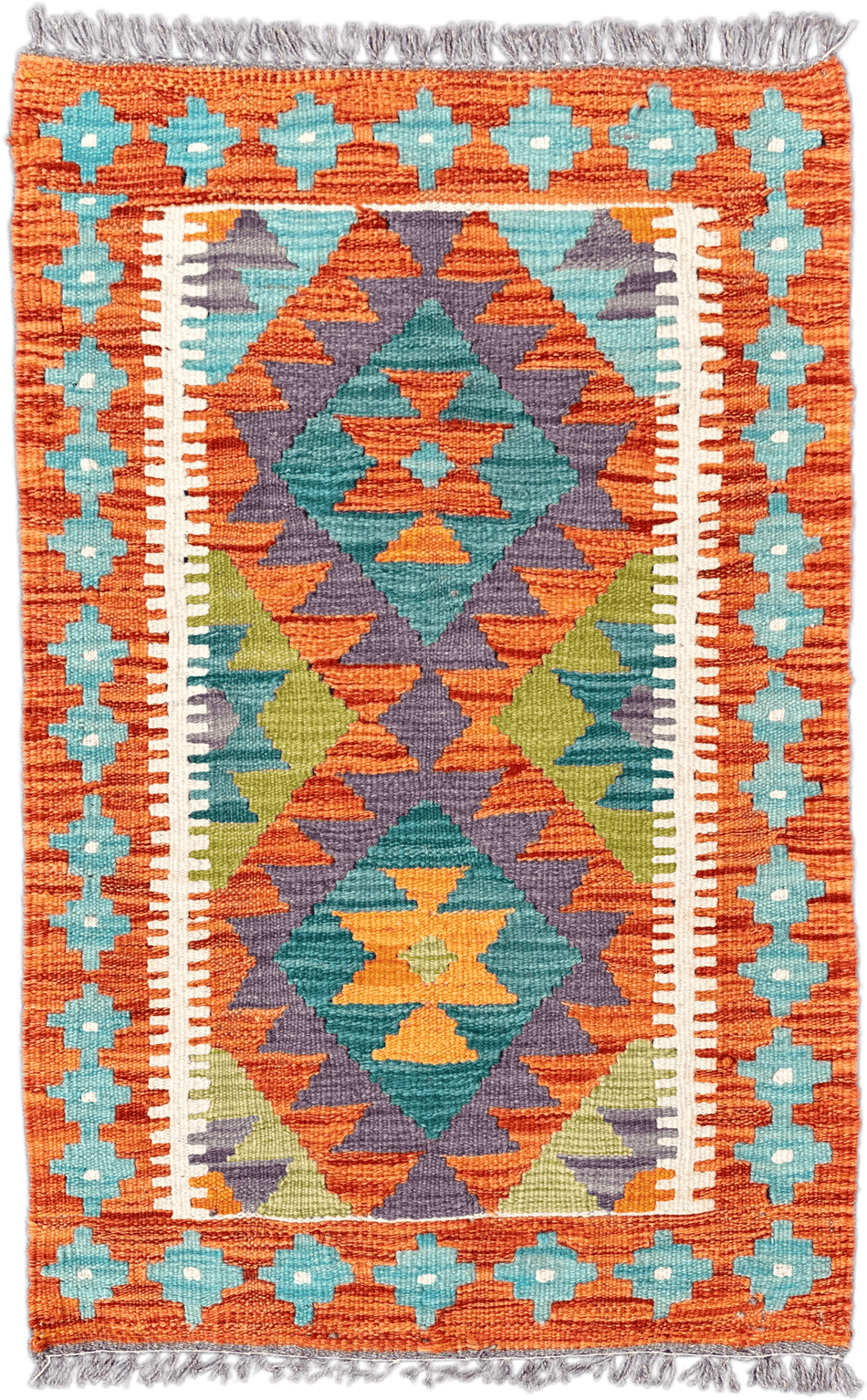 Chobi Kilim Rug - 92 cm x 57 cm