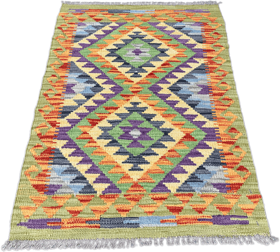 Chobi Kilim Rug - 83 cm x 56 cm