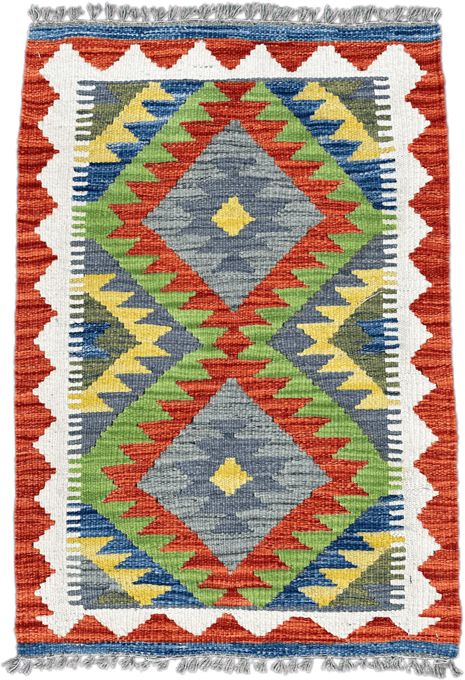 Chobi Kilim Rug - 89 cm x 61 cm