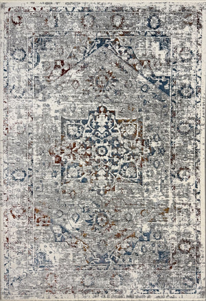 Bohemian Paradise Classic Vintage Grey Multi Rug