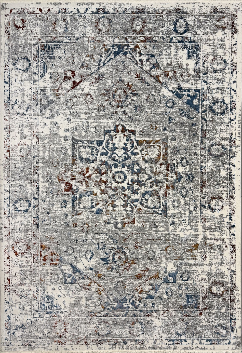 Bohemian Paradise Classic Vintage Grey Multi Rug