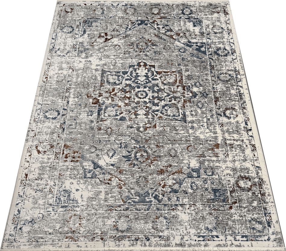 Bohemian Paradise Classic Vintage Grey Multi Rug