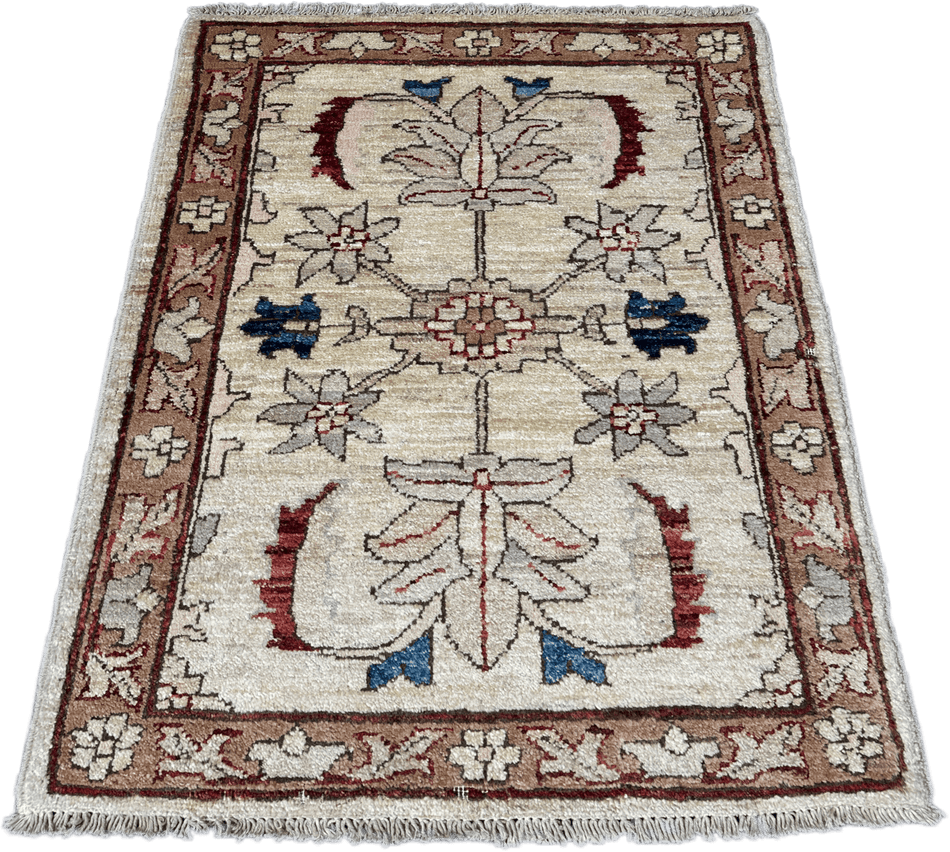 Chobi Rug - 91 cm x 62 cm
