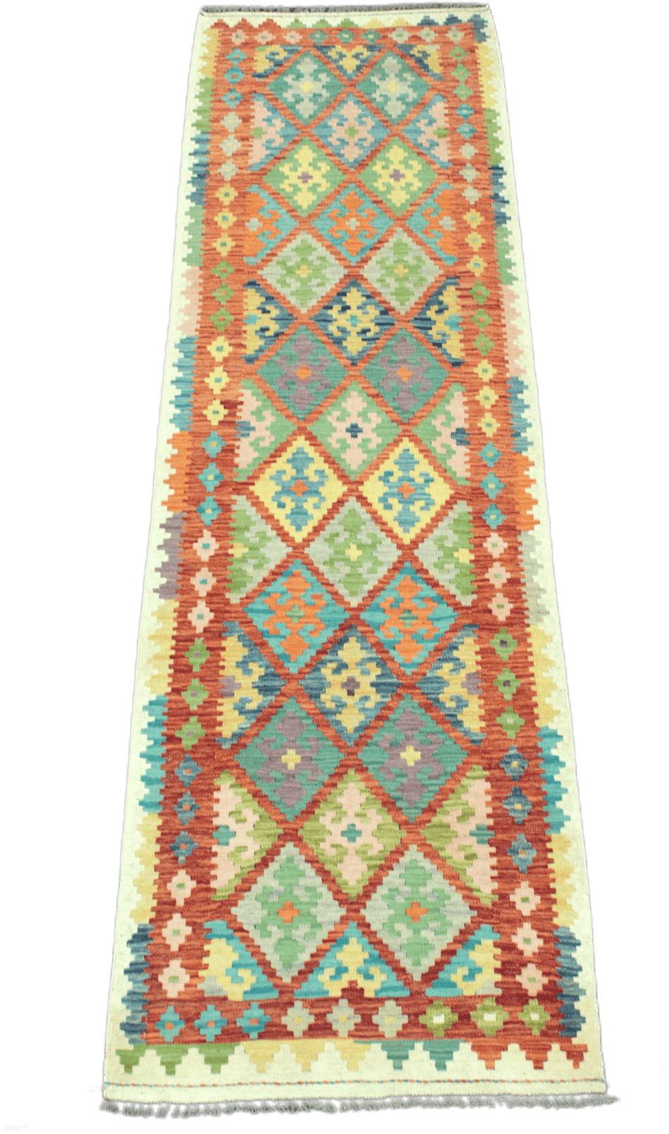 Chobi Kilim Rug  - 301 cm x 85 cm